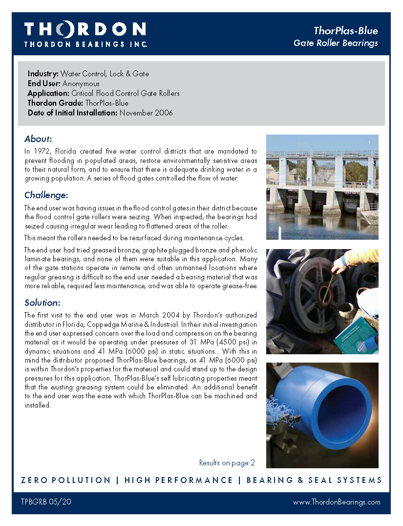 Gate Roller Bearings Flyer