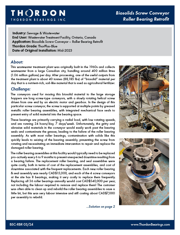 AppRef-ScrewConveyorBearing