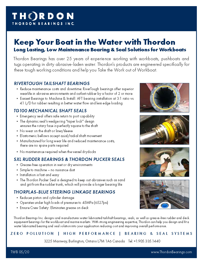 Keep Your Boat in the Water with Thordon