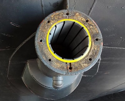 Atria RiverTough RiverTough Bearing installed on an Atria Fleet Push Boat