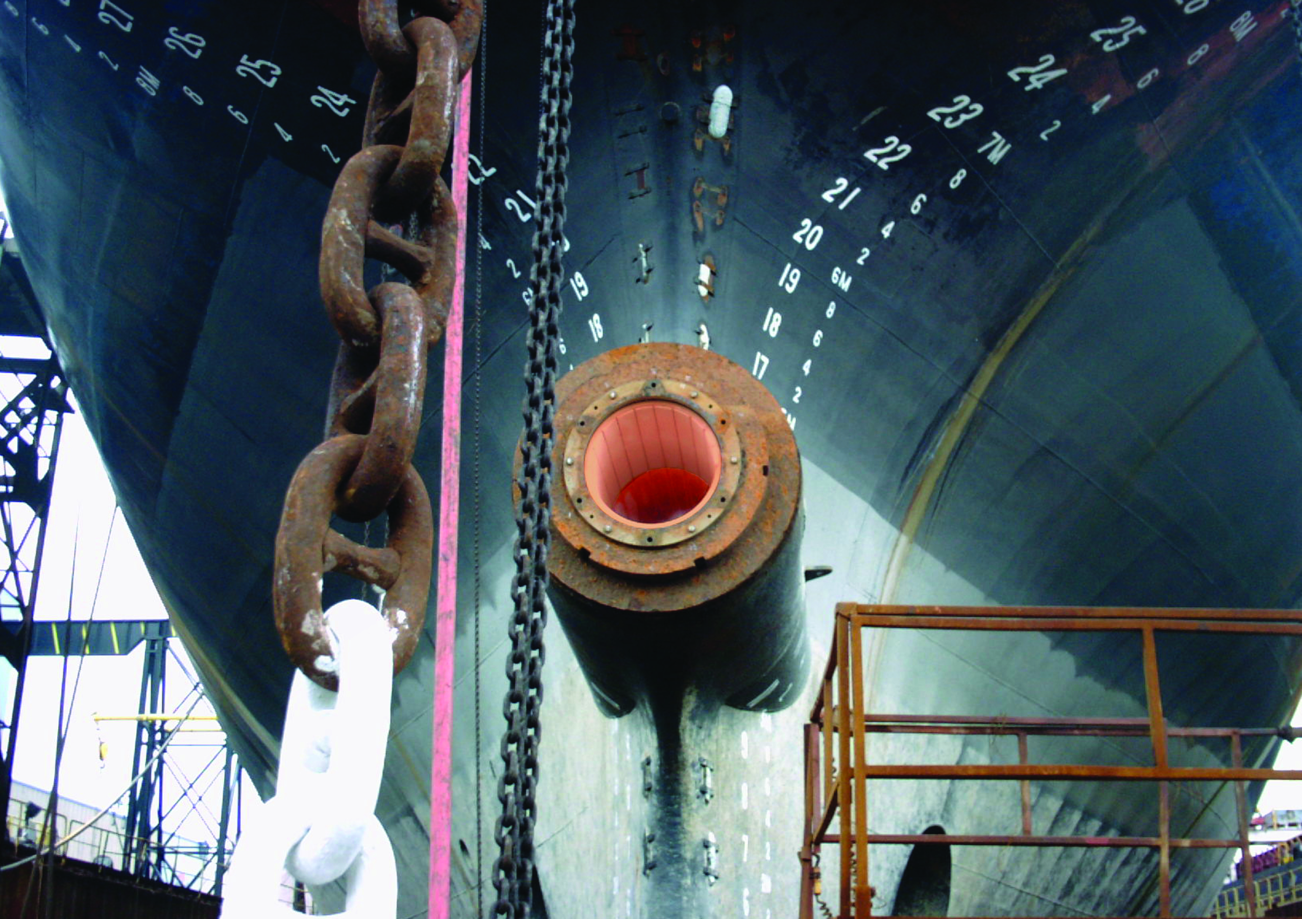 Great Lakes Bulker with COMPAC bearings installed