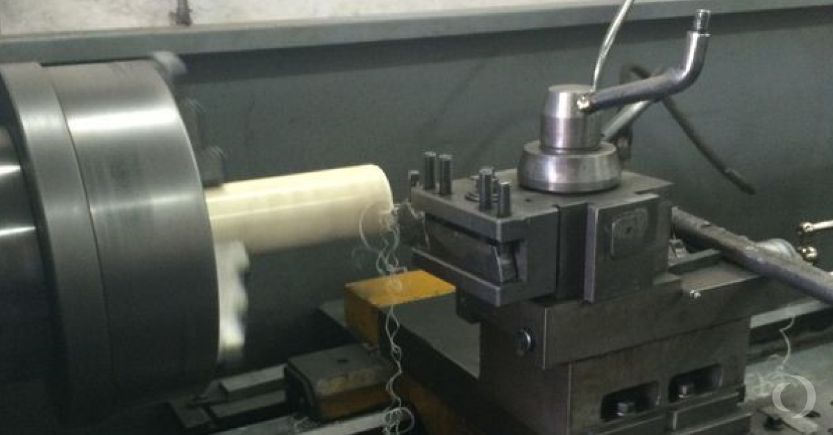 SXL stock being machined