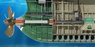 COMPAC propeller shaft system