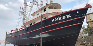 Maros Vessel Fitted with Thordon Products