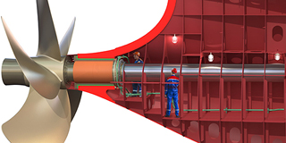 Sterntubeless Ship Design
