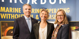 Mayor Goldring, Thordon CEO and Minister Gould