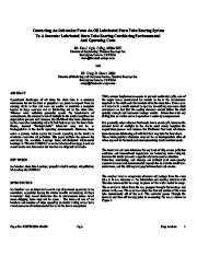 Converting An Icebreaker From An Oil Lubricated Stern Tube Bearing System