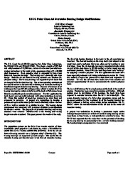 USCG Polar Class Aft Sterntube Bearing Design Modifications